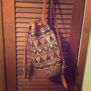 Bali woven backpack